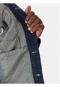 Mustang Kurtka jeansowa Dallas 1016830 Niebieski Regular Fit. Kolor: niebieski. Materiał: bawełna