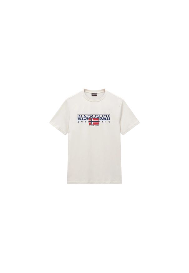 Koszulka Napapijri S-Aylmer. Kolor: beżowy