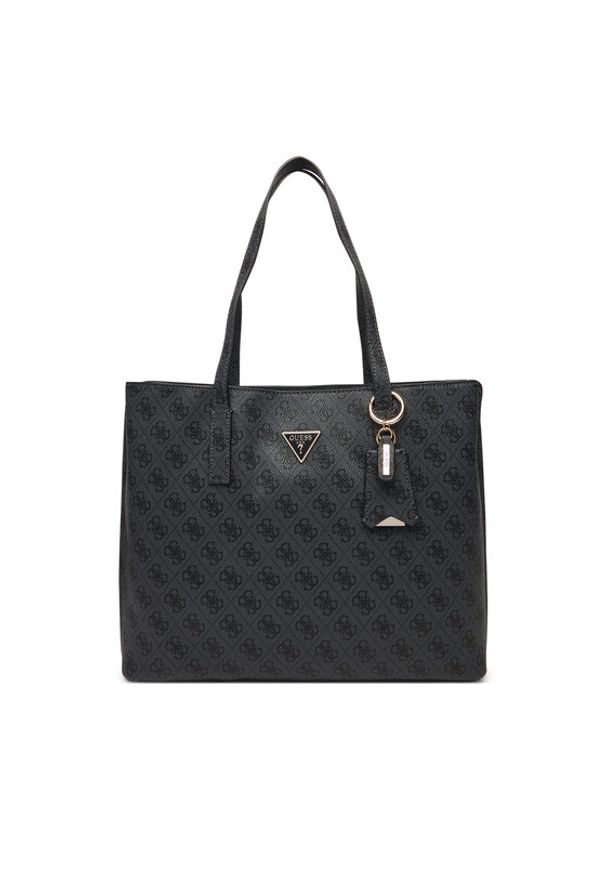 Guess Torebka Meridian II HWSG69 74230 Szary. Kolor: szary. Materiał: skórzane