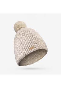 WEDZE - Czapka narciarska dla dorosłych Wedze Timeless 500. Kolor: różowy. Materiał: akryl, materiał. Sezon: zima. Styl: sportowy #1