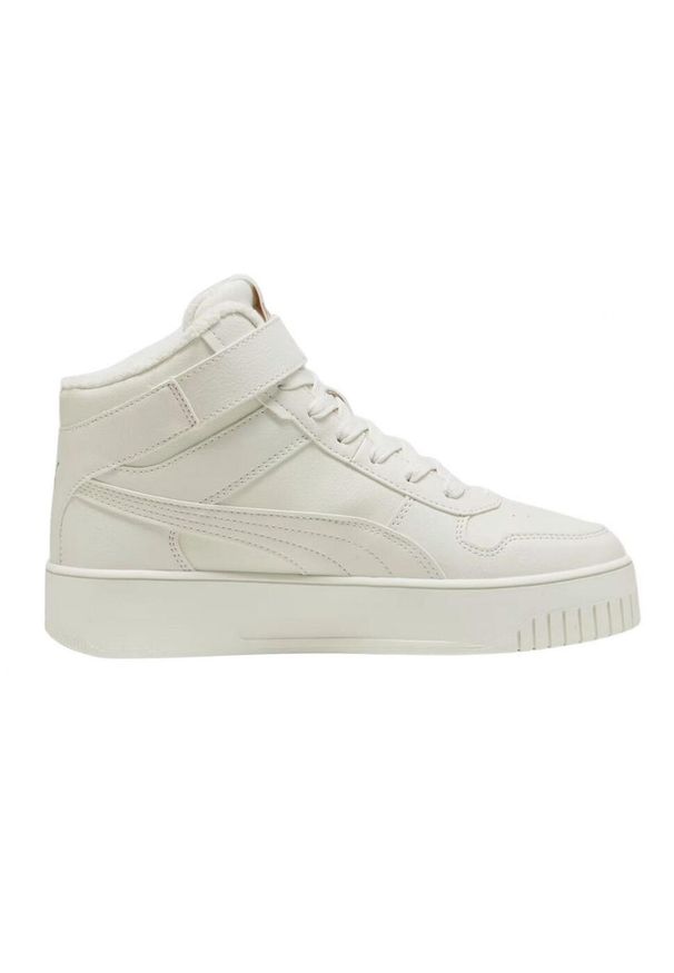 Puma - Kobiety/Panie Carina Street Mid Cut Trainers. Kolor: biały. Sport: turystyka piesza