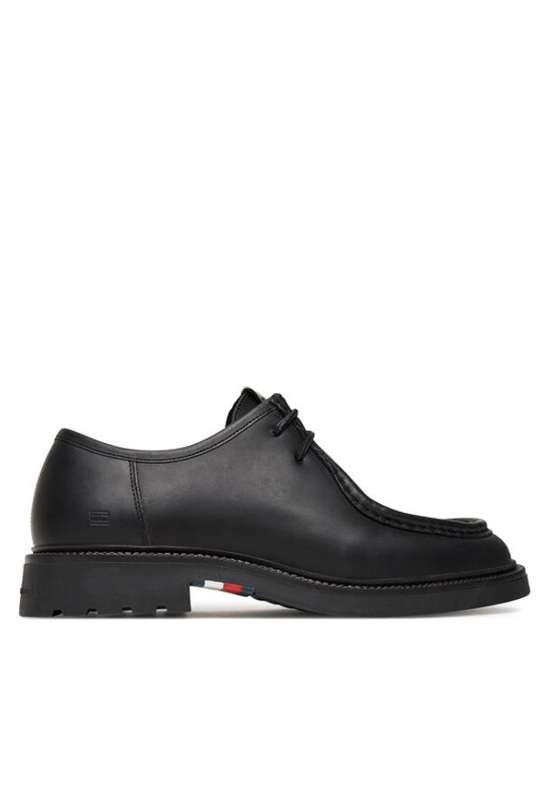 TOMMY HILFIGER - Tommy Hilfiger Półbuty Comfort Lwt Moc Toe FM0FM05588 Czarny. Kolor: czarny. Materiał: skóra