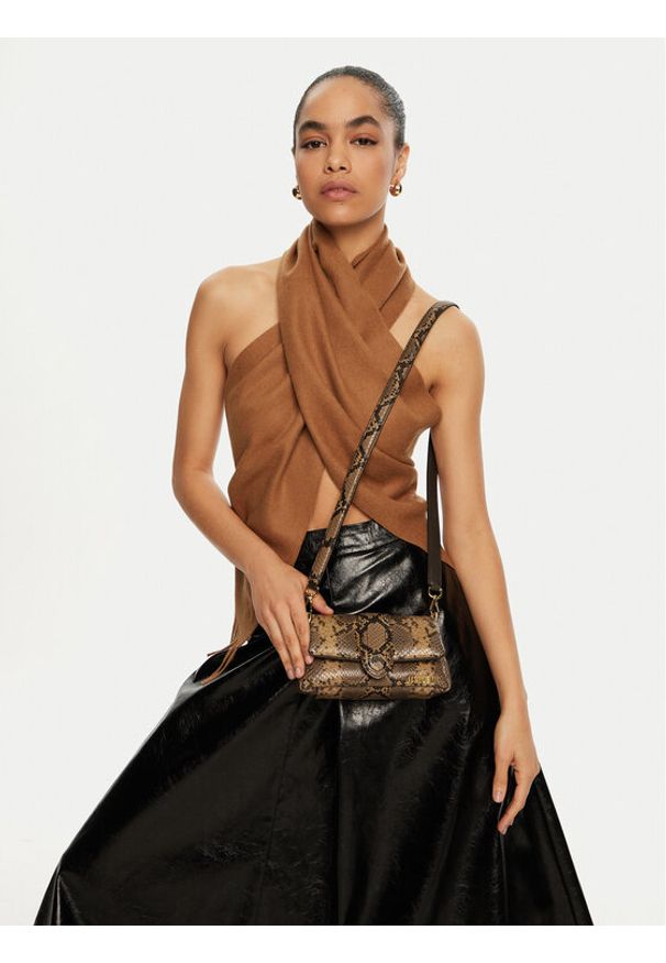 JACQUEMUS Torebka Le Petit Bambimou 233BA335-3198 Brązowy. Kolor: brązowy. Materiał: skórzane