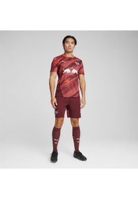 Puma - Męskie szorty RB Leipzig PUMA Dark Jasper Active Red. Kolor: czerwony