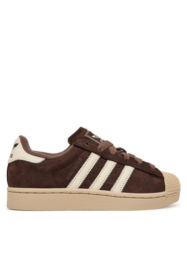 Adidas - adidas Sneakersy Superstar II IH9314 Brązowy. Kolor: brązowy. Materiał: nubuk, skóra. Model: Adidas Superstar