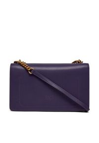 Pinko Torebka Love One Classic AI 23-24 PLTT 100941 A0F1 Fioletowy. Kolor: fioletowy. Materiał: skórzane #2