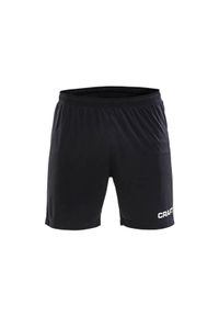 Spodnie sportowe męskie Craft Squad Solid. Kolor: czarny. Materiał: syntetyk, materiał. Długość: krótkie. Sport: fitness #1