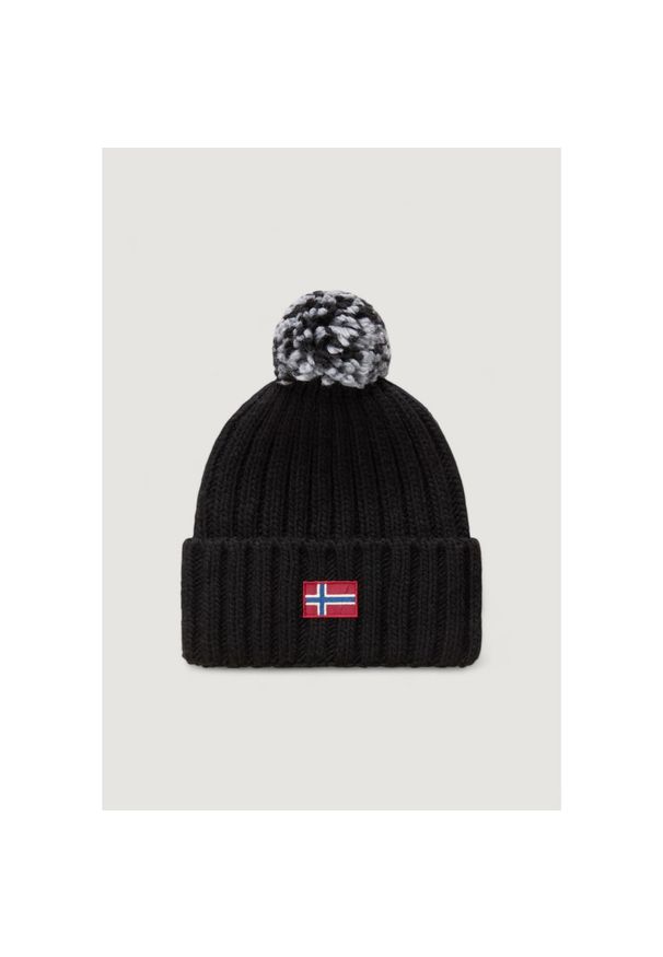 Napapijri - Czapka Kobieta NAPAPIJRI SEMIURY W 3. Kolor: czarny. Sezon: zima