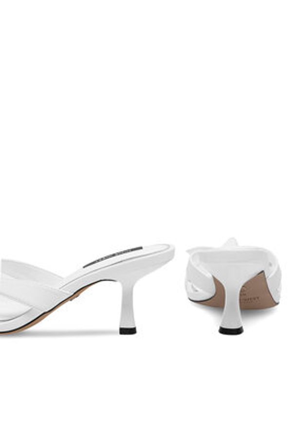 Nine West Klapki WFA2668-1 Biały. Kolor: biały. Materiał: syntetyk