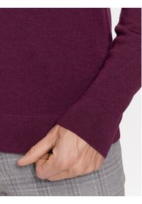 Calvin Klein Sweter Superior K10K109474 Fioletowy Regular Fit. Kolor: fioletowy. Materiał: wełna #5