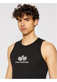 Alpha Industries Tank top Basic 126566 Czarny Regular Fit. Kolor: czarny. Materiał: bawełna #4