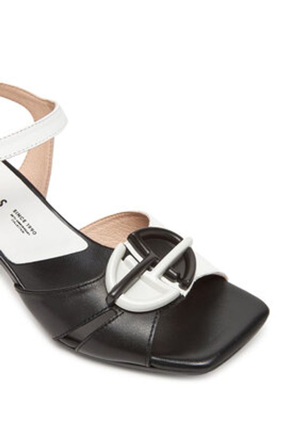 Hispanitas Sandały Danielle HV253880 Czarny. Kolor: czarny. Materiał: skóra