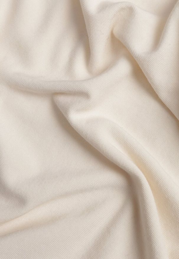 Renee - Beżowa Marszczona Bluzka z Wiskozą i Bawełną Trihal. Okazja: na co dzień. Kolor: beżowy. Materiał: wiskoza, bawełna. Styl: casual