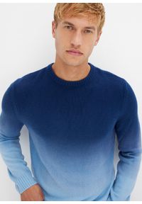 bonprix - Sweter w cieniowanym kolorze. Kolor: niebieski #2