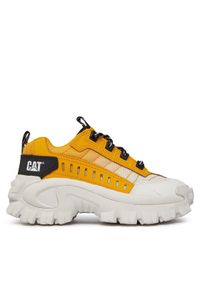 CATerpillar Sneakersy Intruder P111294 Żółty. Kolor: żółty. Materiał: skóra #1