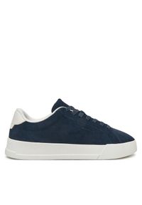 TOMMY HILFIGER - Tommy Hilfiger Sneakersy Court FM0FM05459 Granatowy. Kolor: niebieski. Materiał: zamsz, skóra