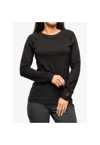 Bluza termoaktywna damska Smartwool Classic All-Season Merino Base Layer. Kolor: czarny