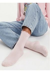 Roxy Skarpety długie AS_ROXY_01W_SS25 (3-PACK) Różowy. Kolor: różowy. Materiał: bawełna #2