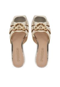 Pinko - PINKO Klapki Marli 09 SD0313P049 Złoty. Kolor: złoty. Materiał: skóra #5