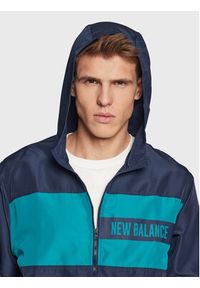 New Balance Wiatrówka MJ23900 Granatowy Relaxed Fit. Kolor: niebieski. Materiał: syntetyk #5