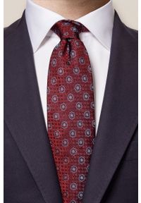 Eton - ETON - Krawat. Kolor: czerwony #3