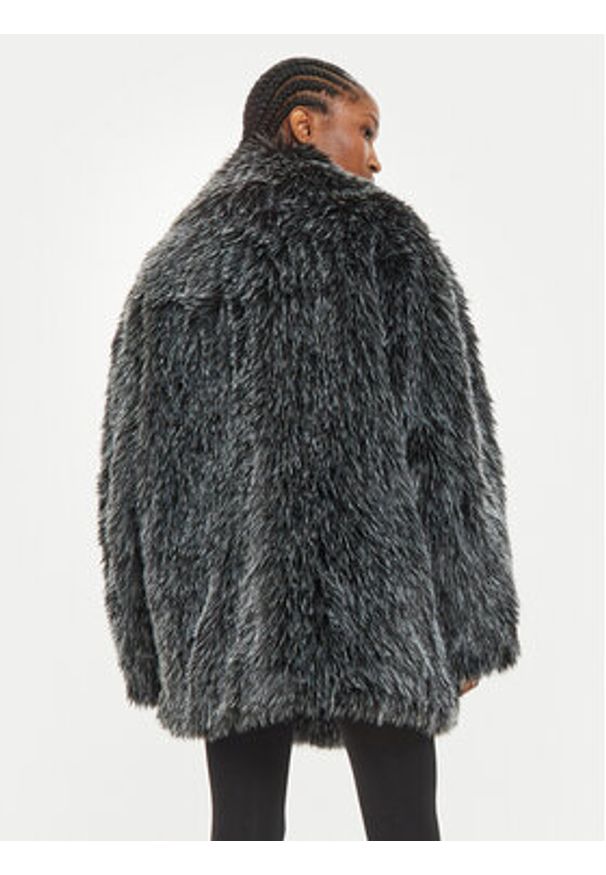 MICHAEL Michael Kors Futro UF4208KF1Q Szary Oversize. Kolor: szary. Materiał: syntetyk