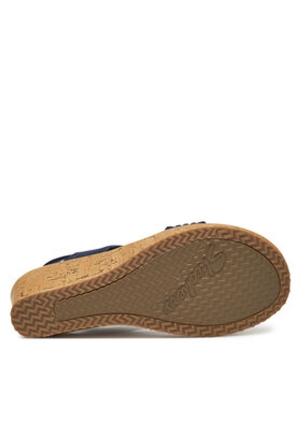 skechers - Skechers Sandały Beverlee-Sheer Luck 119571/NVY Granatowy. Kolor: niebieski. Materiał: materiał