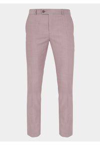 Pako Lorente - PAKO LORENTE – Różowe spodnie garniturowe P22SP-6G-003-W-S. Kolor: różowy. Materiał: wełna. Wzór: gładki. Styl: elegancki #3