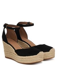 BOSS Espadryle Madeira 50563452 Czarny. Kolor: czarny. Materiał: skóra, zamsz #2