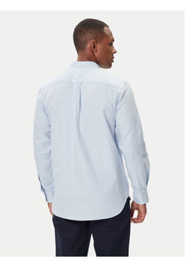 TOMMY HILFIGER - Tommy Hilfiger Koszula MW0MW40716 Błękitny Regular Fit. Kolor: niebieski. Materiał: bawełna