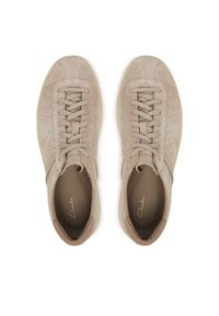 Clarks Sneakersy Lockford Lace 26186195 Szary. Kolor: szary. Materiał: skóra, zamsz #6