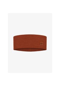 Opaska na głowę Buff Merino Wide Headband - solid cinnamon. Kolor: czerwony, brązowy, wielokolorowy