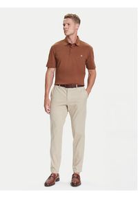 BOSS Polo C-Parris 01 50520297 Brązowy Regular Fit. Typ kołnierza: polo. Kolor: brązowy. Materiał: bawełna