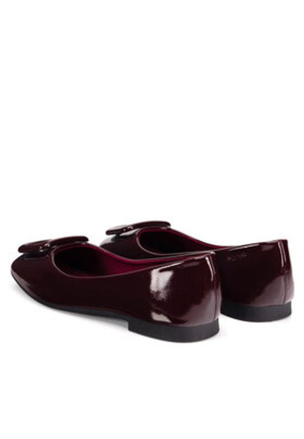 Clara Barson Baleriny WFA3513-1 Bordowy. Kolor: czerwony. Materiał: syntetyk, materiał