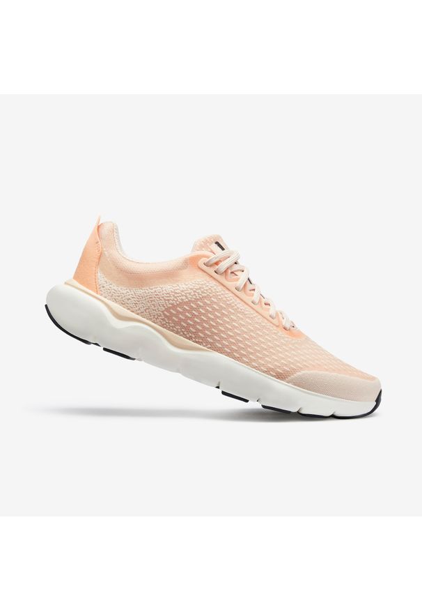 KALENJI - Buty do biegania damskie Kalenji Jogflow 500.1. Kolor: pomarańczowy. Materiał: mesh, materiał. Szerokość cholewki: normalna