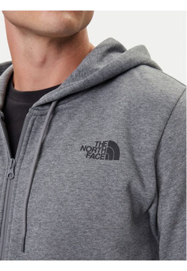 The North Face Bluza Simple Dome NF0A89FD Szary Regular Fit. Kolor: szary. Materiał: bawełna