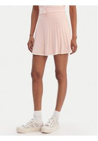 Guess Spódnica mini V6RD07 Z4652 Różowy Regular Fit. Kolor: różowy. Materiał: wiskoza, syntetyk #1