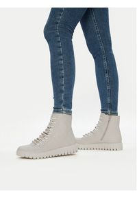 Rieker Trzewiki Y3420-61 Beżowy. Kolor: beżowy. Materiał: materiał #2