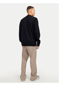 Jack & Jones - Jack&Jones Sweter Collective 12251556 Czarny Relaxed Fit. Kolor: czarny. Materiał: syntetyk