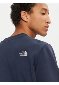 The North Face Bluza Drew Peak NF0A89EK Granatowy Regular Fit. Kolor: niebieski. Materiał: bawełna