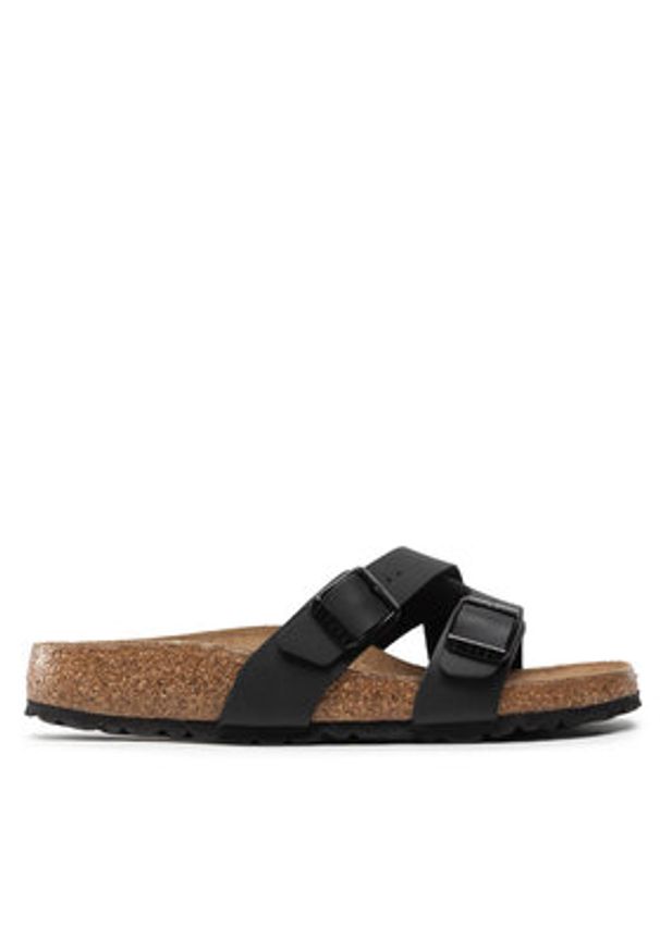 Birkenstock Klapki Yao Balance 1016687 Czarny. Kolor: czarny. Materiał: skóra