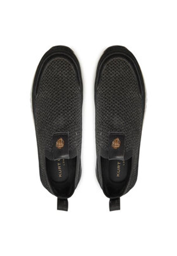 Kurt Geiger Sneakersy Kensington Slip-On 1290009609 Czarny. Zapięcie: bez zapięcia. Kolor: czarny. Materiał: materiał