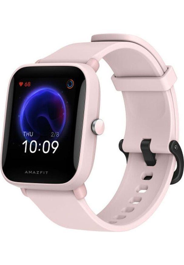 AMAZFIT - Smartwatch Amazfit Bip U Pro Różowy. Rodzaj zegarka: smartwatch. Kolor: różowy