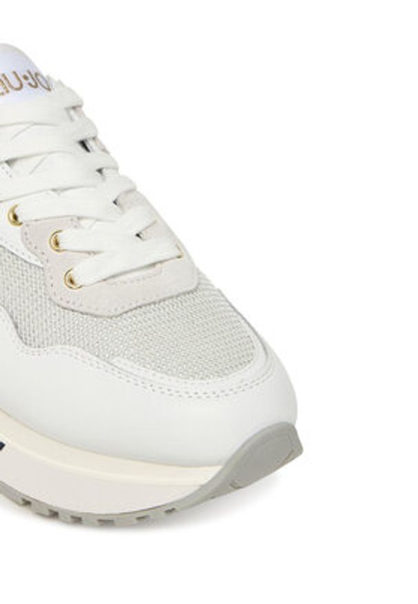 Liu Jo Sneakersy Maxi Wonder 01 BF5009 PX685 Biały. Kolor: biały. Materiał: skóra