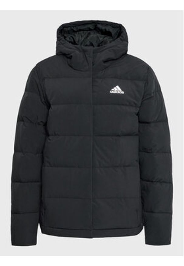 Adidas - adidas Kurtka puchowa Helionic HG8747 Czarny Regular Fit. Kolor: czarny. Materiał: syntetyk