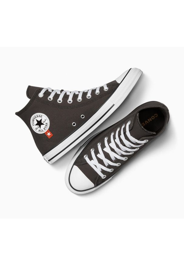 Adidasy Converse Chuck Taylor All Star Logo Tag, Dla obu płci. Kolor: brązowy. Materiał: materiał. Model: Converse All Star