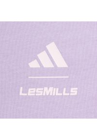 Adidas - Koszulka Lesmills Mind Body Graphic. Kolor: różowy. Sport: fitness