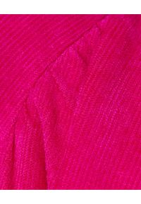 ISABEL MARANT - Różowa sukienka Velen. Kolor: różowy, wielokolorowy, fioletowy. Materiał: sztruks, materiał. Sezon: wiosna. Typ sukienki: asymetryczne. Długość: mini #5