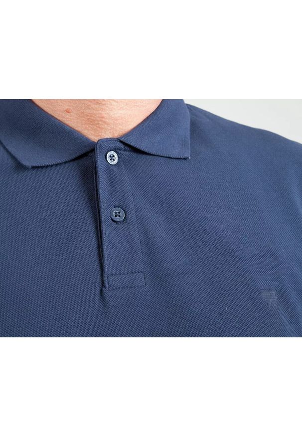 Wrangler - WRANGLER POLOSHIRT MĘSKI T-SHIRT KOSZULKA NAVY W7X7K4114 112320563