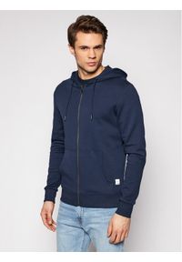 Jack & Jones Bluza Basic 12181901 Granatowy Regular Fit. Kolor: niebieski. Materiał: bawełna